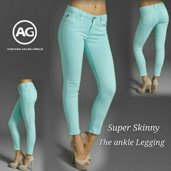 AG Adriano Goldschmied Super Skinny 'The Ankle Legging' Jeans - Size 26R - Picture 1 of 9